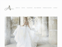 Tablet Screenshot of annasbridal.com